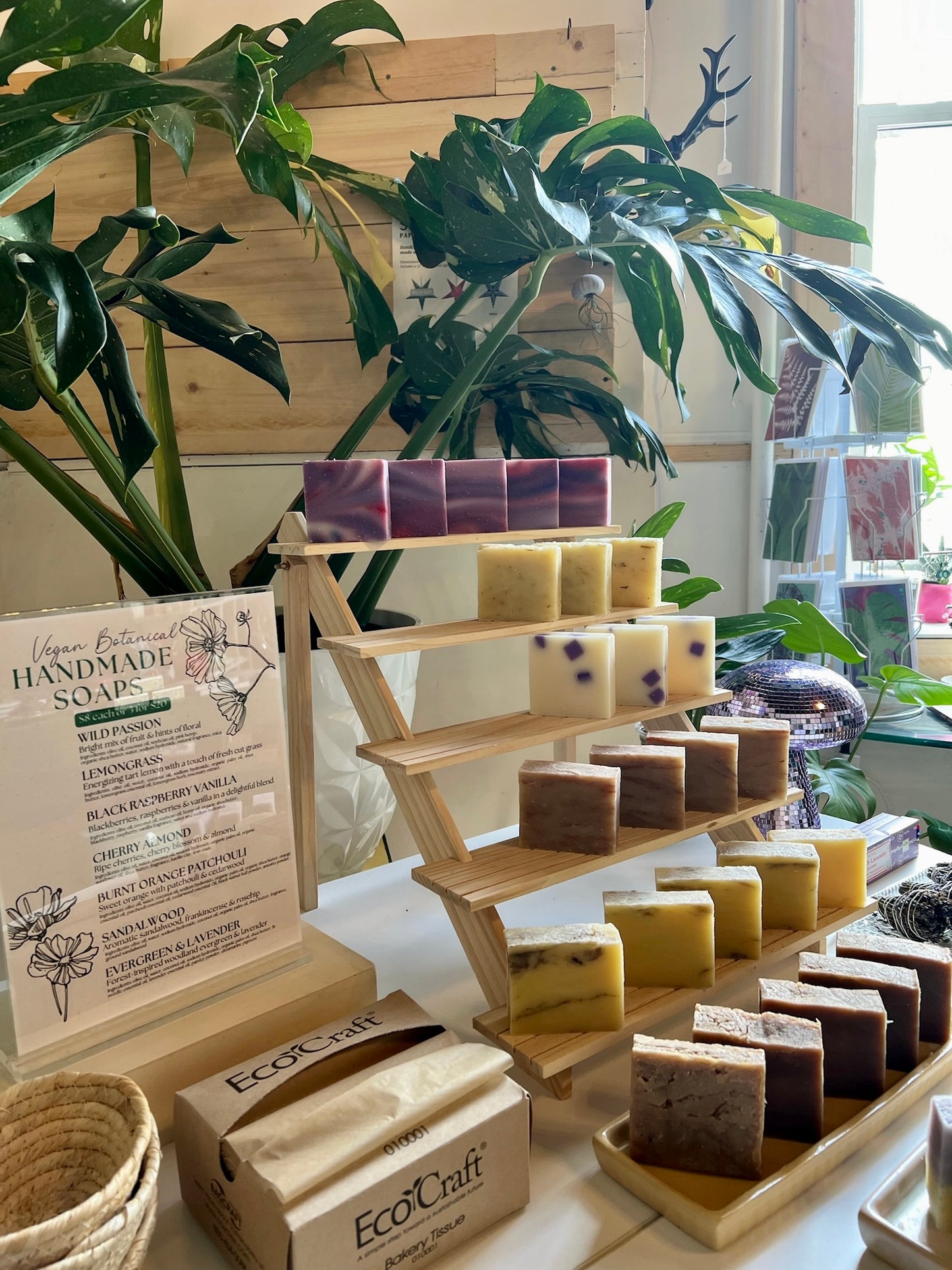 CHERRY ALMOND - Vegan Botanical Handmade Soap