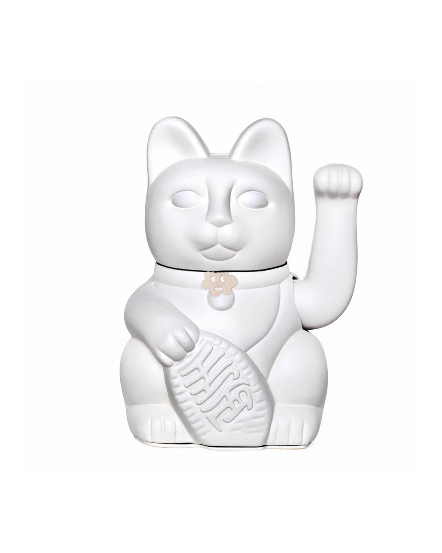 Diminuto Cielo White Luckycat Decorative Tabletop Object: M - 15x10x6 cm