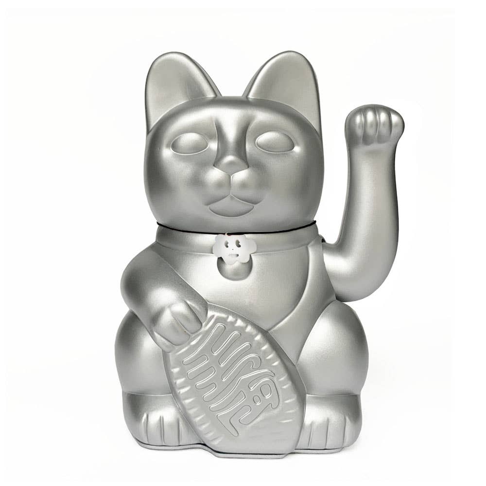 Luckycat Chinese Luckycat or Luckycat Silver: M - 15x10x6 cm