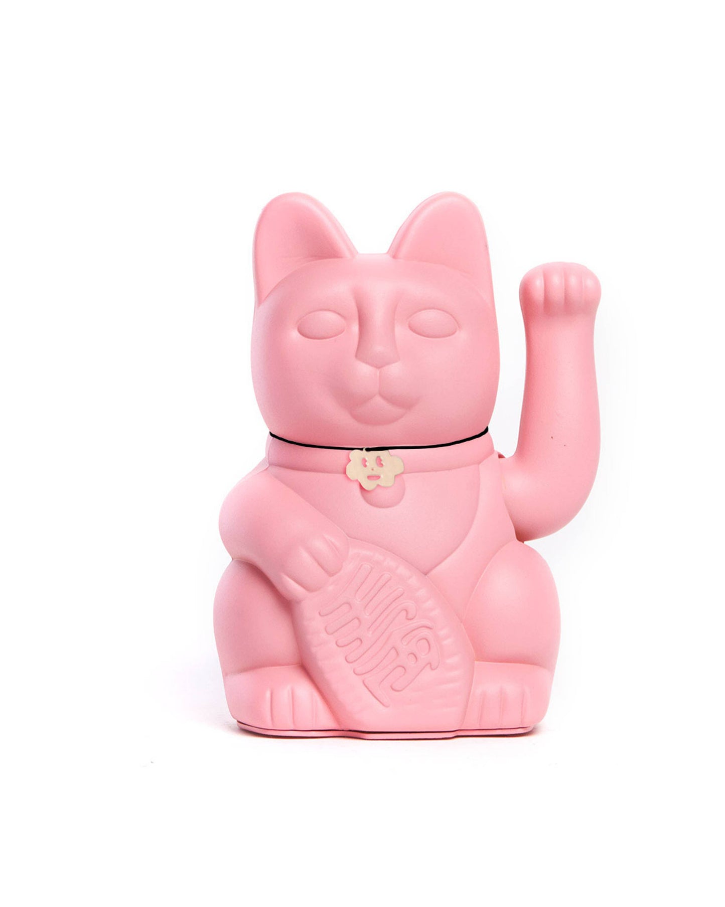 LuckyCat Bubblegum Pink Decorative Tabletop Object: M - 15x10x6 cm