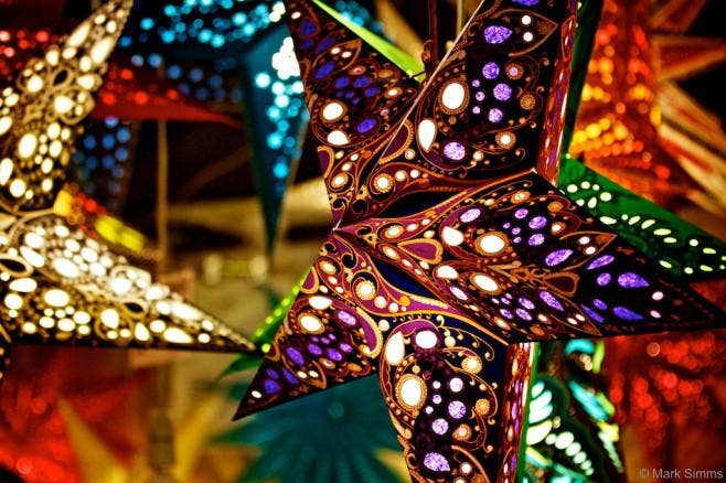 Om Paper Star Lanterns - Mystic River