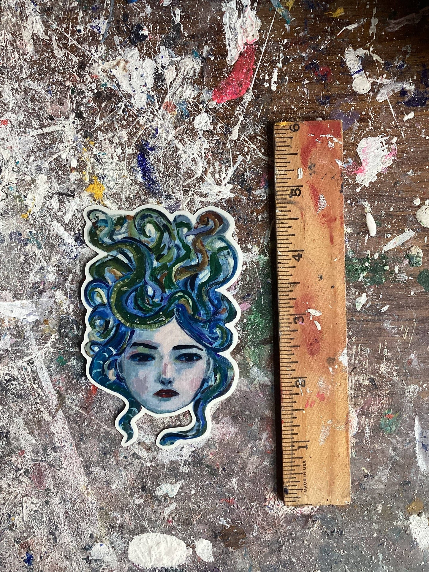 Medusa sticker