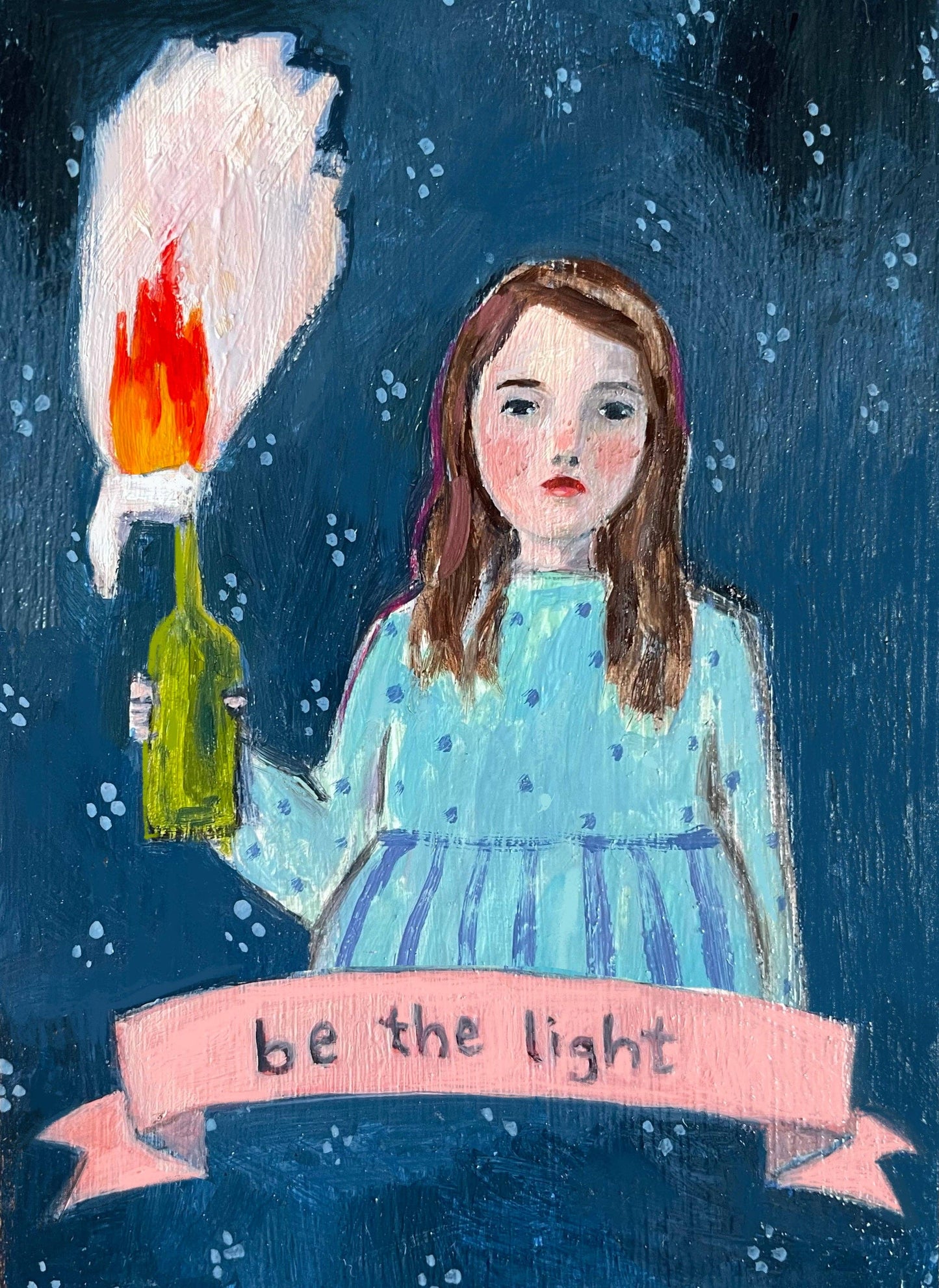 Be the light  -   Glossy vinyl sticker