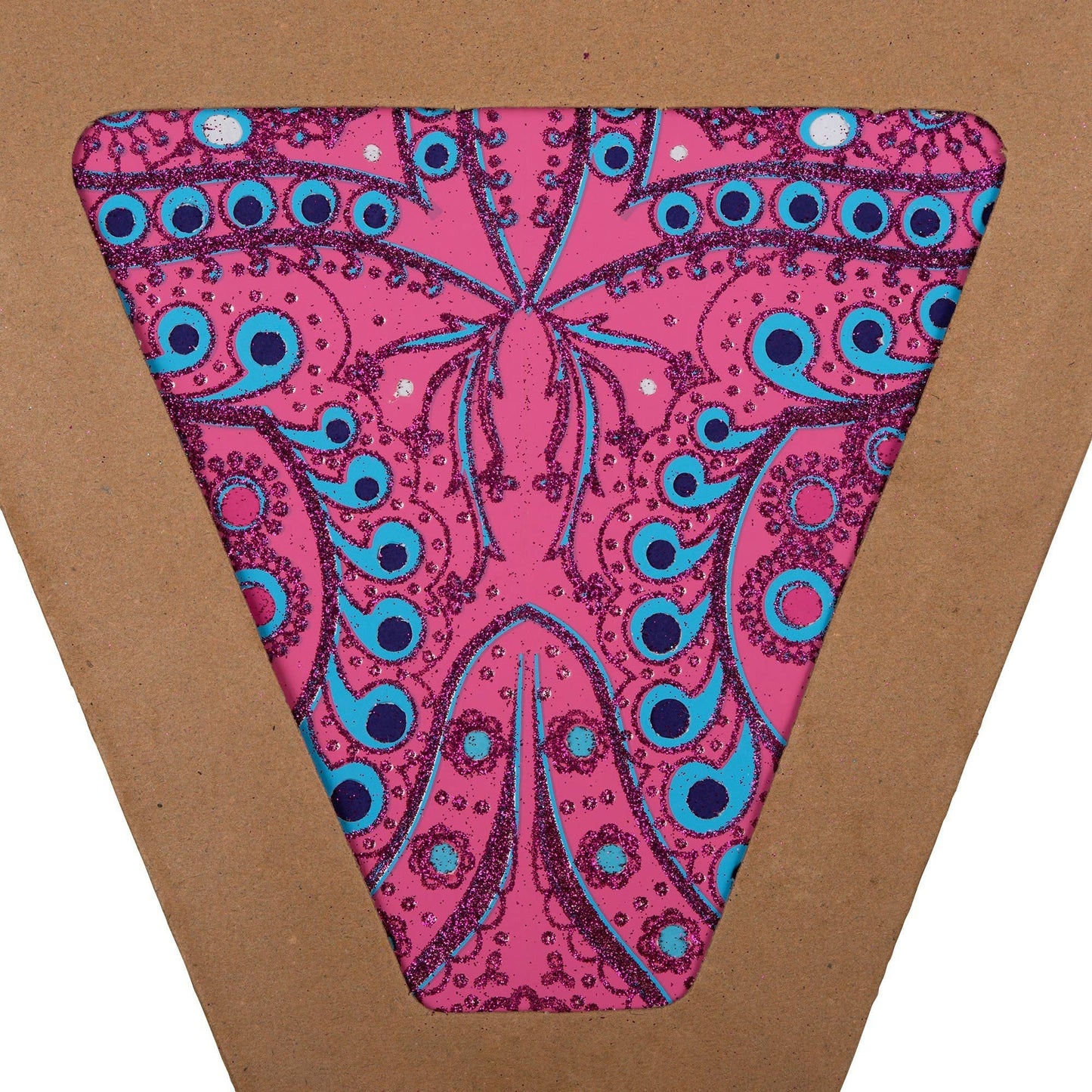 Om Paper Star Lantern - Fuschia Dreams