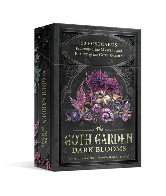 Goth Garden: Dark Blooms by Felicia Feaster: Postcard book or pack; 50 pages / English