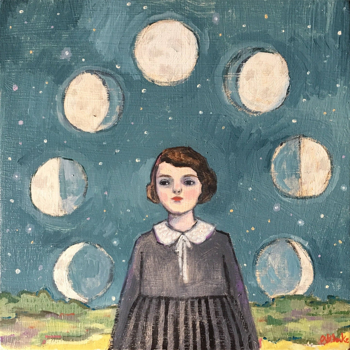 Marion found her place in the universe - print: 8 by 10