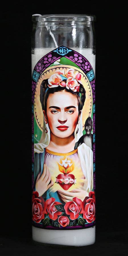 Saint Frida Kahlo, Our Lady of Eyebrows: White